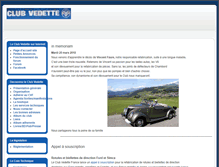 Tablet Screenshot of clubvedettefrance.com